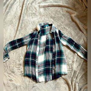 Pink, teal, purple and white plaid button up| LOVE THIS SHIRT|